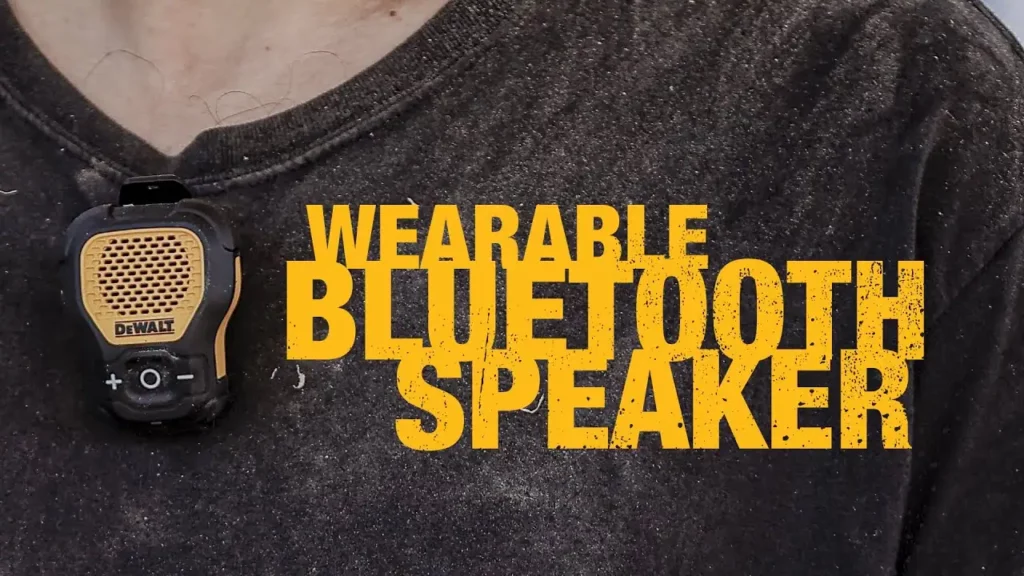 DeWalt Wearable Bluetooth Portable Speaker 