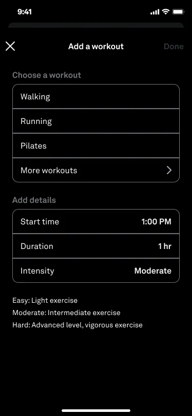 How To Add A Workout To Oura On Android Devices?_Add workout details