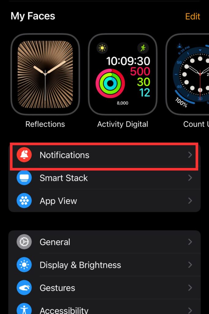 Select notifications on apple watch app,why does my apple watch keep on vibrating without any reason