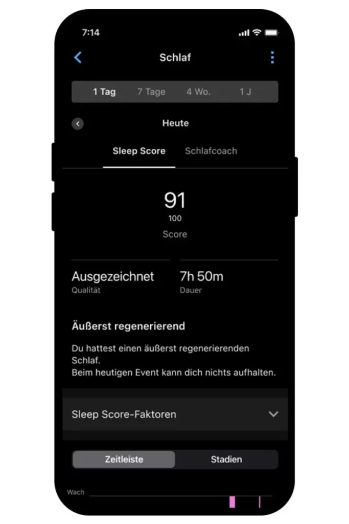 Garmin Cirqa Sleep Analysis; Garmin Cirqa Smart Band
