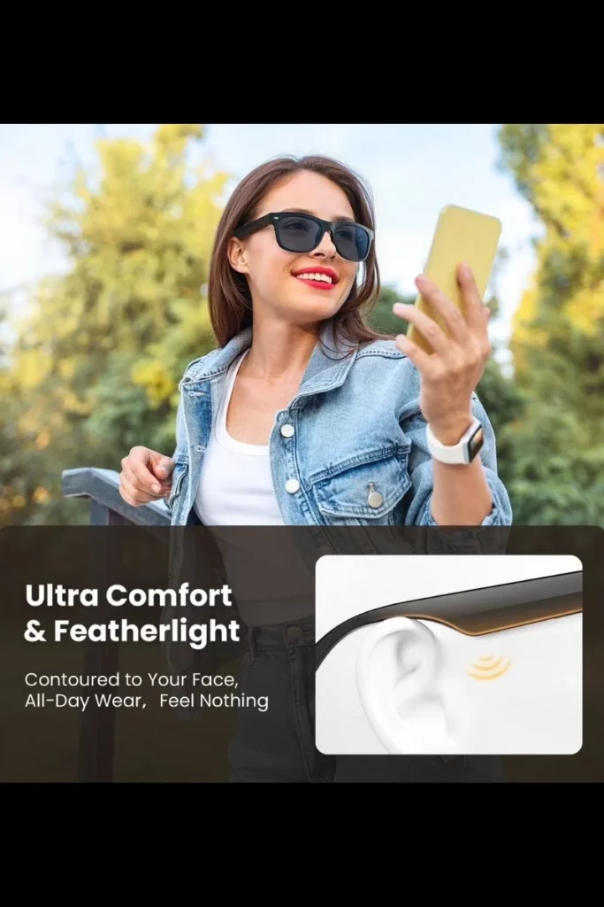 weariQ smart audio glasses comfort; weariq smart glasses