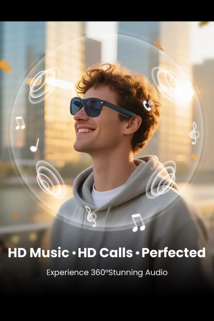 weariQ smart audio glasses speakers; weariq smart glasses