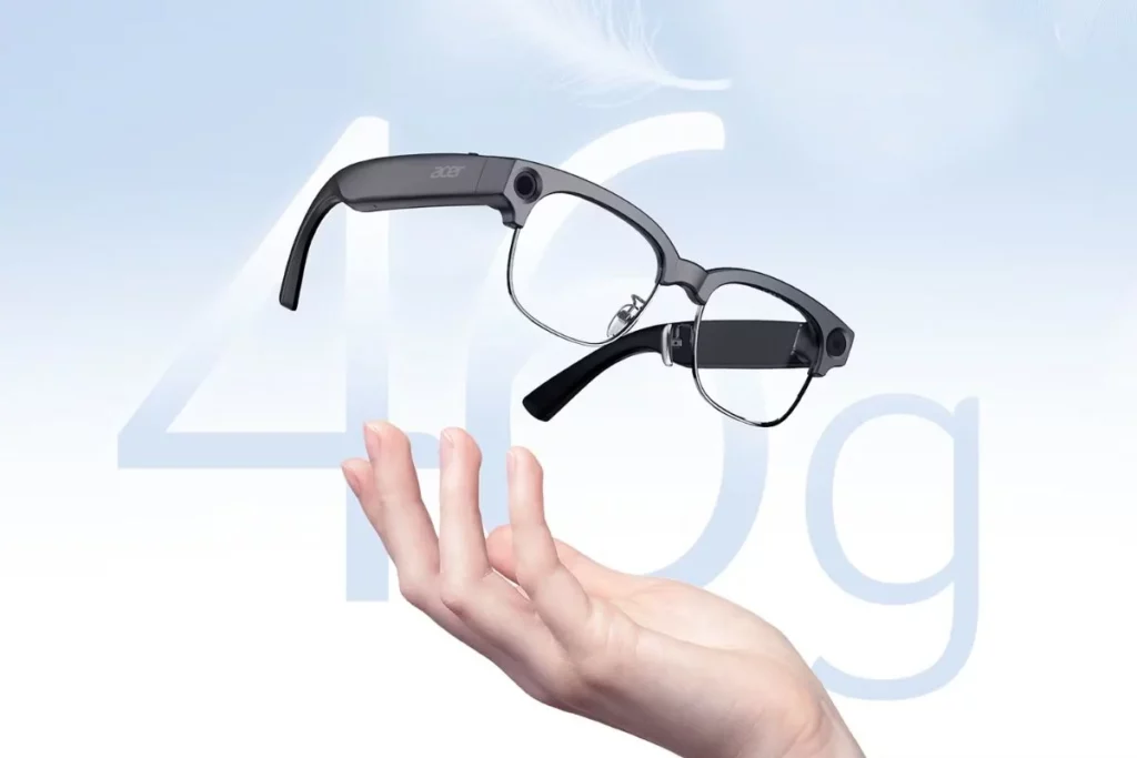 Acer AR Glasses GI0 design; Acer Smart Glasses