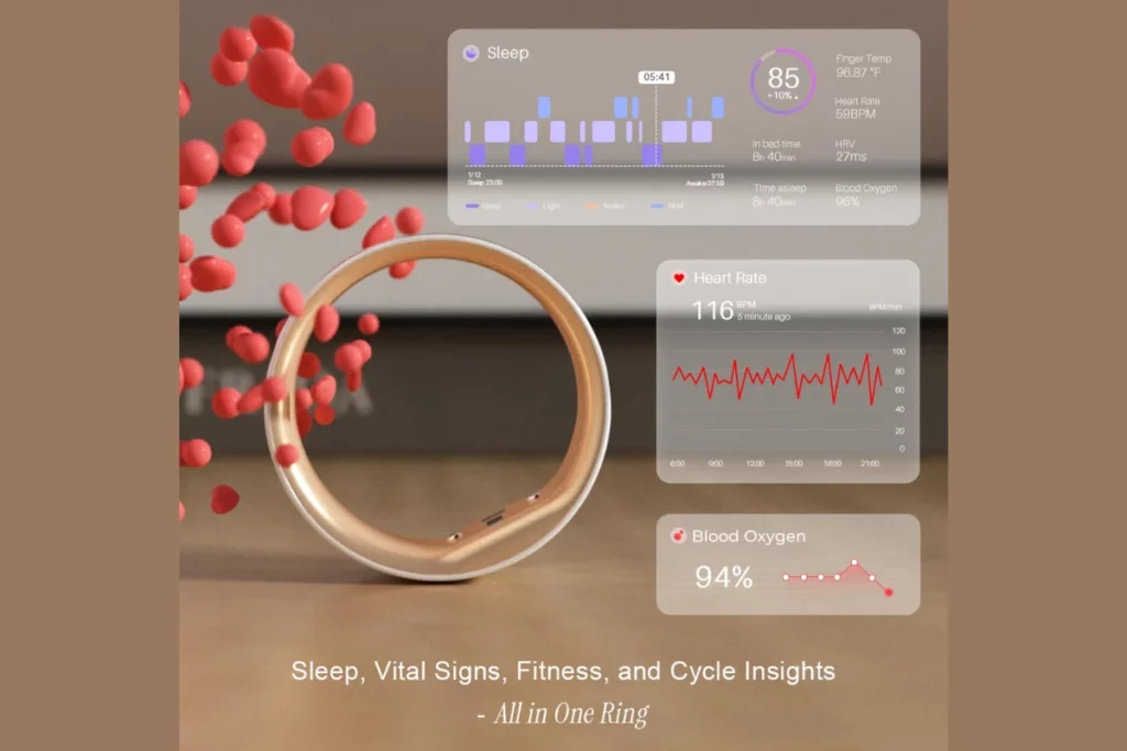 Femometer Smart Ring Gen 2; best smart rings for fertility tracking