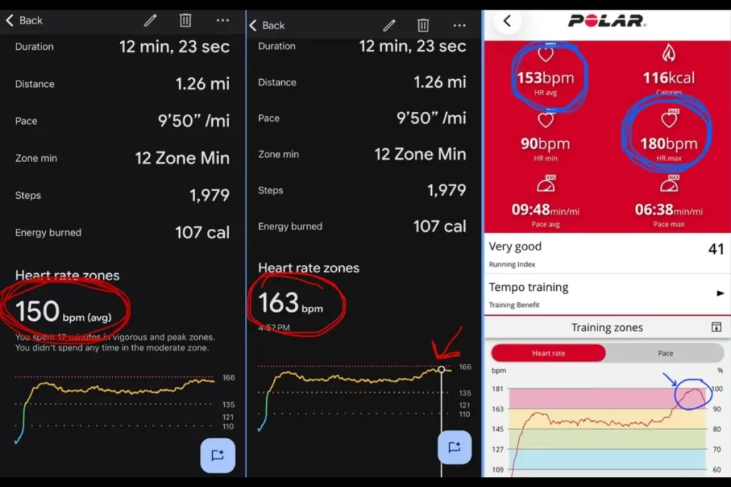 Fitbit Air Heart Rate Zones; hume band 2.0 vs fitbit air