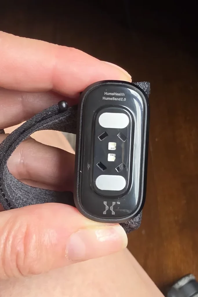 Hume Band 2 Sensors; hume band 2.0
