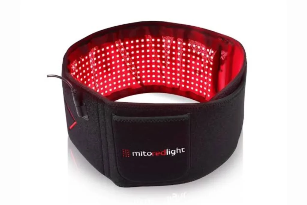 MitoQUAD Wavelength Belt; Best Wearable Red Light Therapy Devices for Pain Relief