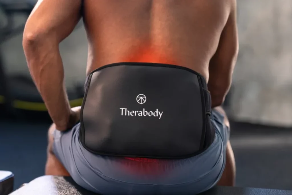 Therabody ThermBack LED; Best Wearable Red Light Therapy Devices for Pain Relief