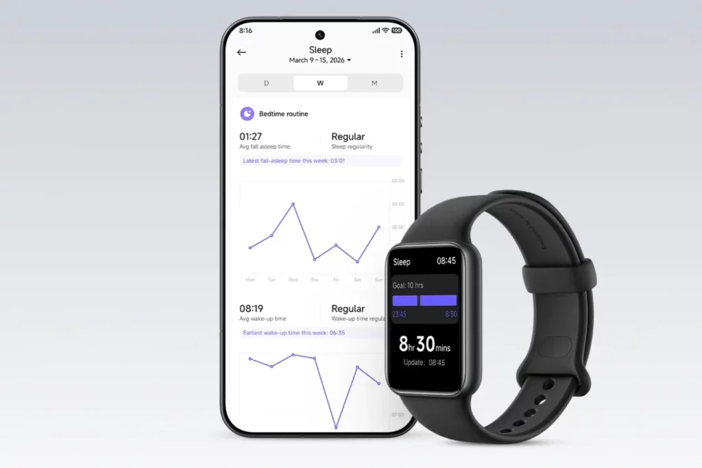 Xiaomi Band 10 Pro Sleep Trend Reports; Huawei Band 11 Pro vs xiaomi 10 pro