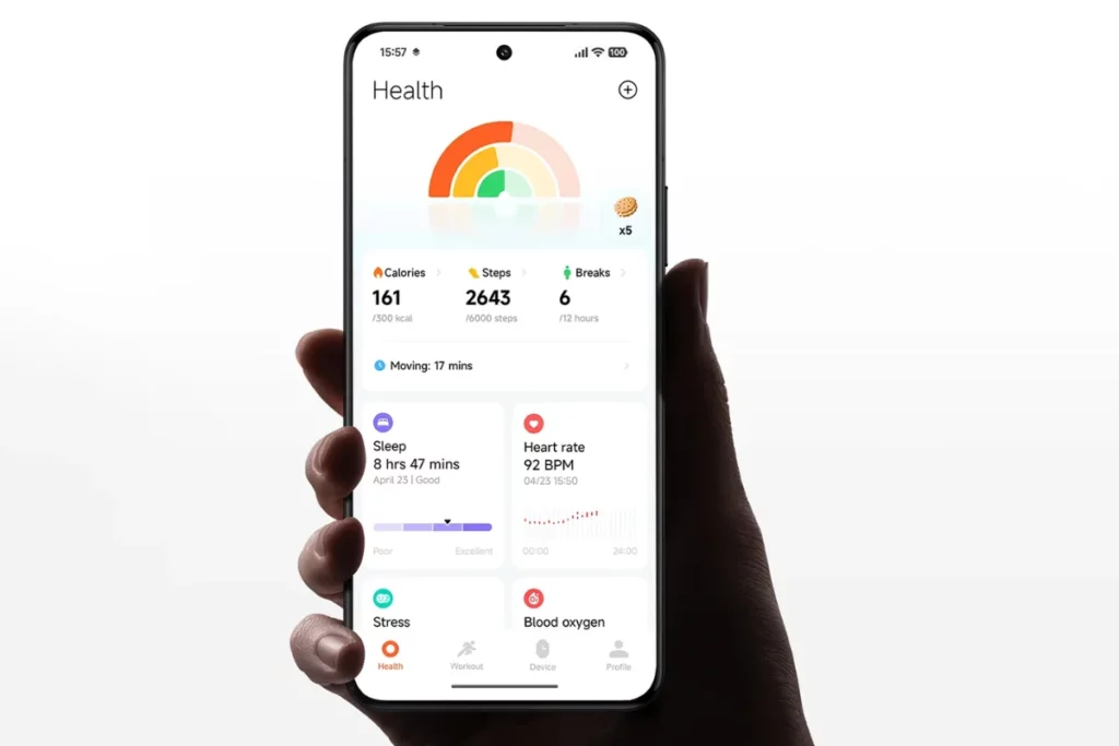 Xiaomi Watch S5 Health data; Xiaomi Watch S5 explained