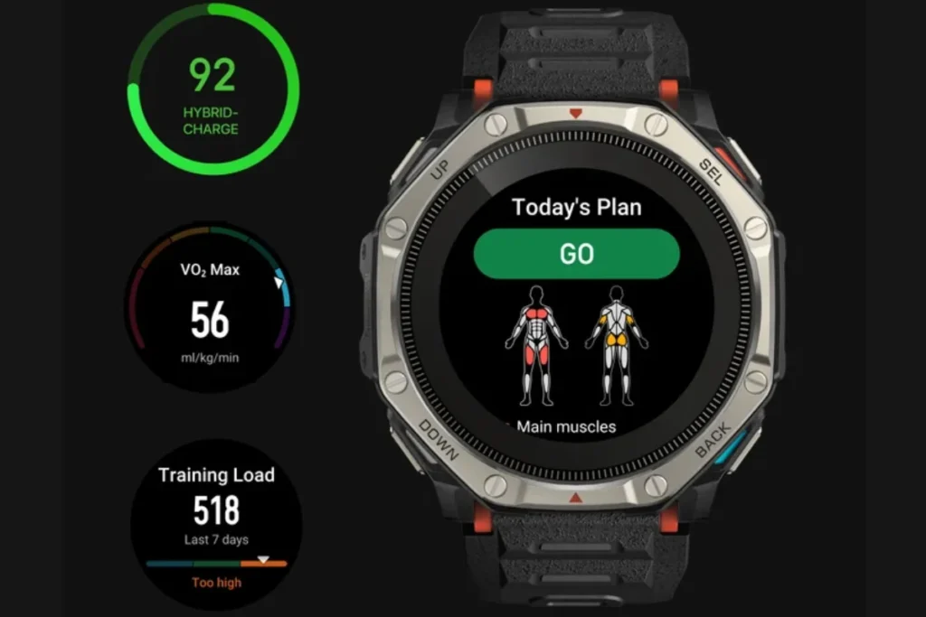 Amazfit T-Rex Dual Solar Hybrid Training Tools; Amazfit T-Rex Dual Solar