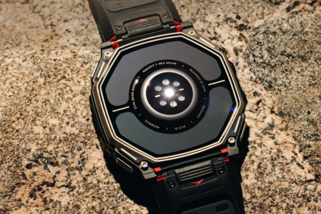 Amazfit T-Rex Dual Solar dual sided Solar Charging; Amazfit T-Rex Dual Solar