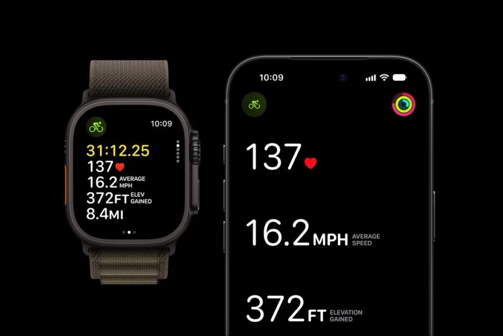 Apple Watch Ultra 4 Cycling Metrics; Apple Watch Ultra 4