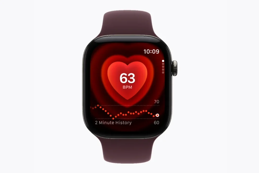 Apple watch Series 12 Heart Rate Sensing; Apple Health Sensing System