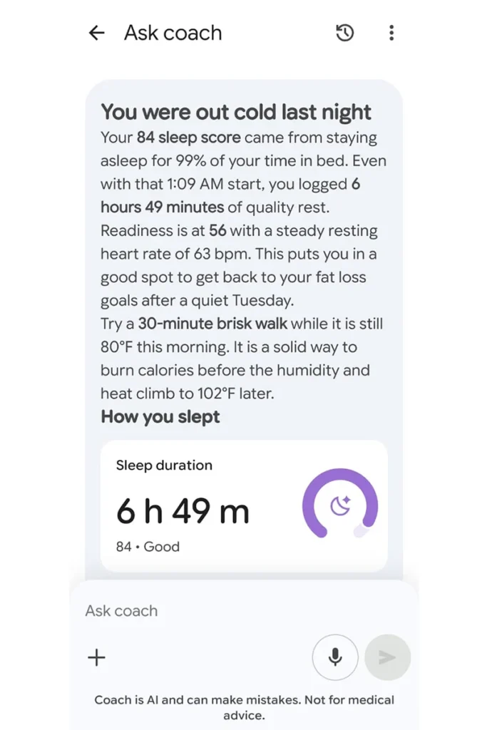Fitbit Air AI coach; Fitbit Air review