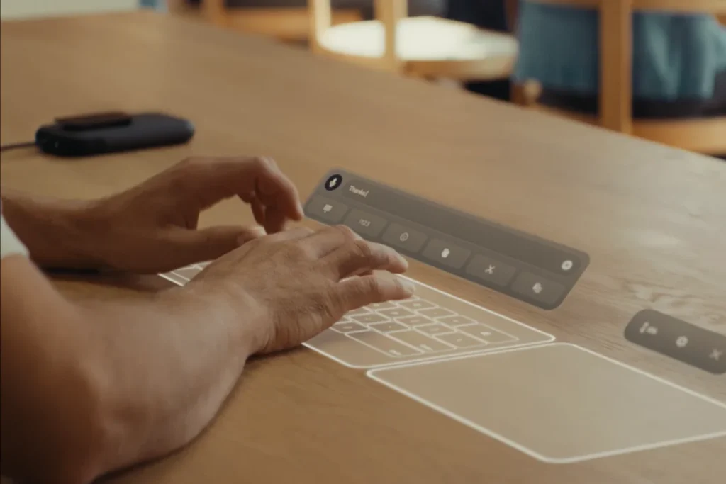 Meta VR Glasses typing; Meta VR Glasses