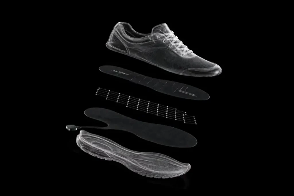 STRIV smart insole Architecture; STRIV smart insoles