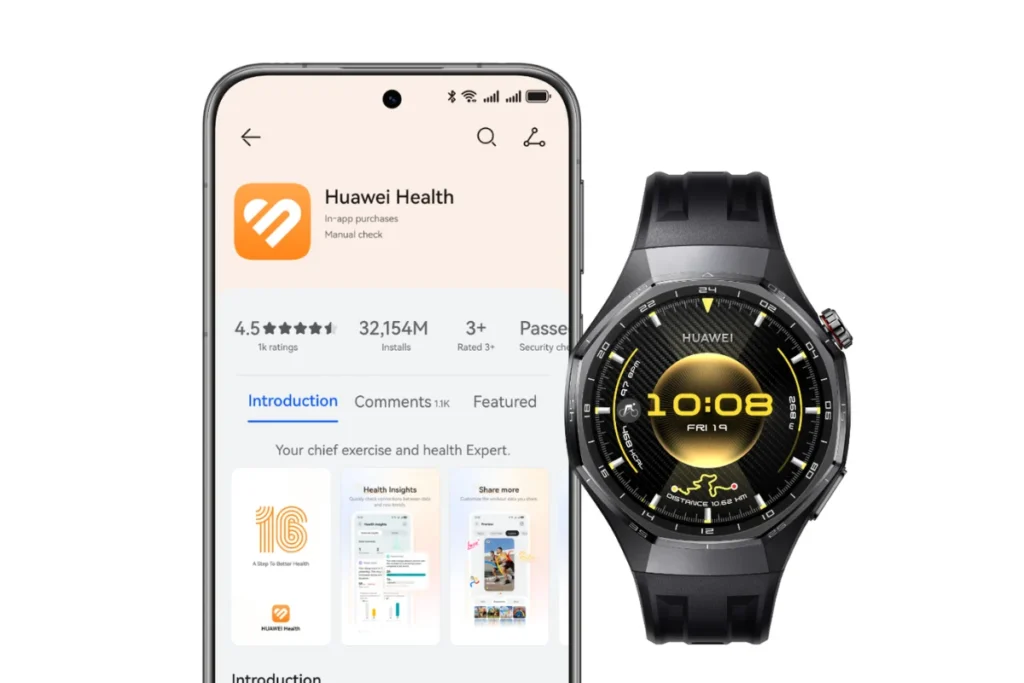 Huawei watch 6 pro Huawei Health compatibility; Huawei watch 6 pro
