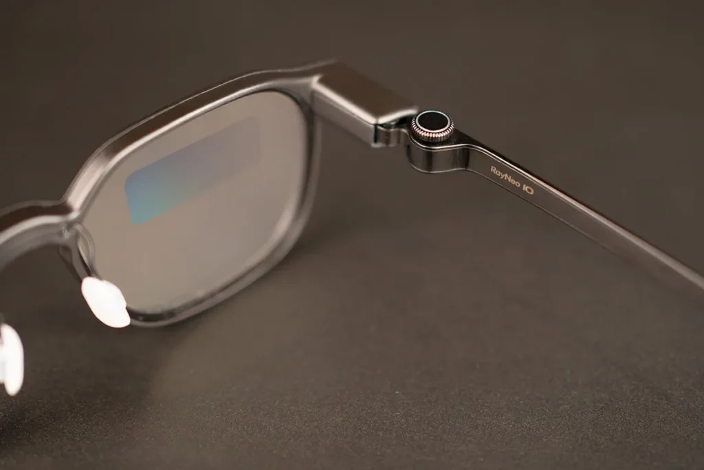 RayNeo iO glasses Smart Crown; RayNeo iO glasses